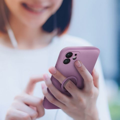 Obal / kryt na Apple iPhone 14 Pro fialový - Roar Amber