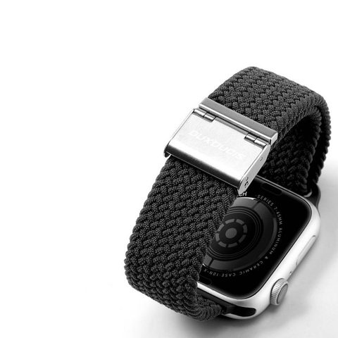 Řemínek pletený pro Apple Watch 42/44/45mm černý - DUX DUCIS