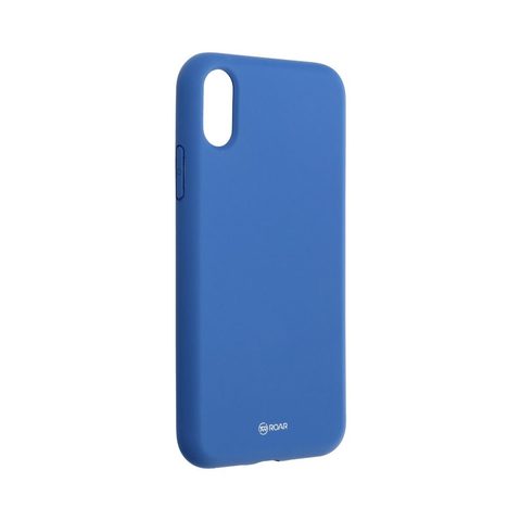 Obal / kryt na Apple iPhone X modrý - Roar Colorful Jelly Case