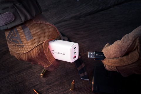 Nabíječka Tactical FlashBang GaN 65W bílá