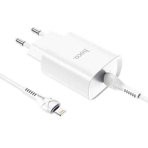 Nabíječka USB-C / Lightening 20W bílá - HOCO