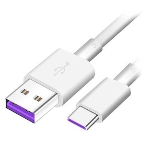 Originální datový kabel Huawei USB C super charge AP71 1m bílý