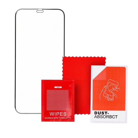 Tvrzené / ochranné sklo Xiaomi Redmi 13C černé - 6D Pro Veason Glass