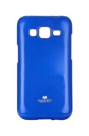Obal / kryt na Samsung Galaxy Core Prime tmavě modrý - Jelly Case