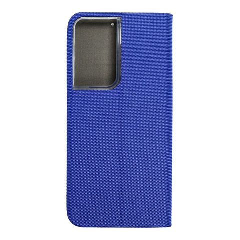 Pouzdro / obal na Samsung Galaxy S21 Ultra modré - knížkové SENSITIVE Book