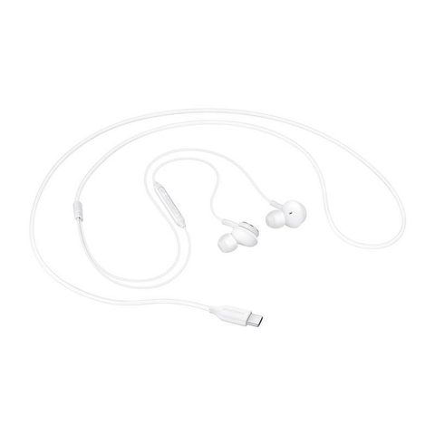 Originální sluchátka Samsung USB-C bílé