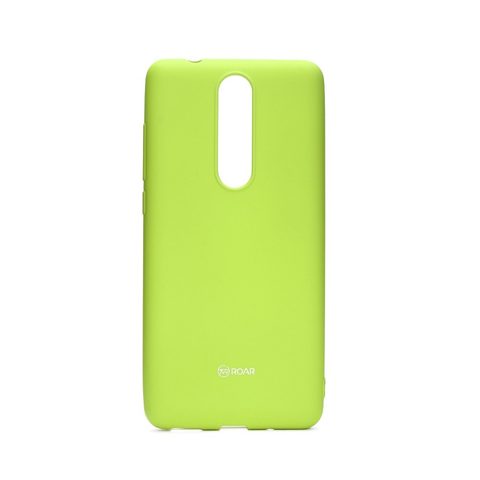 Obal / kryt na Nokia 5.1 2018 limetkový - Roar Colorful Jelly Case