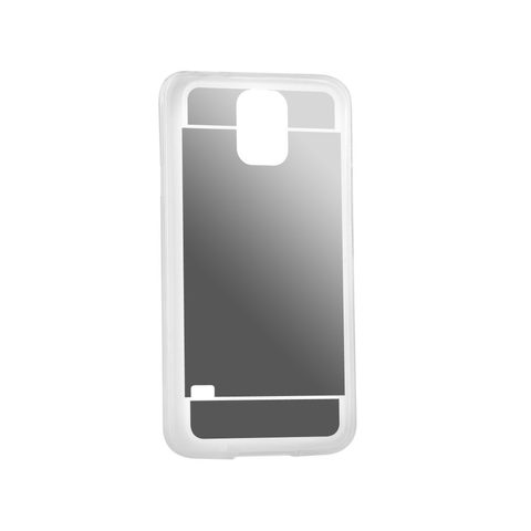 Obal / kryt na Samsung Galaxy S5 stříbrný - Mirro FORCELL