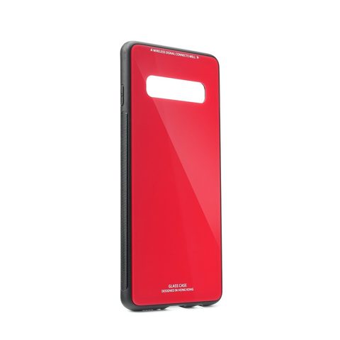 Obal / kryt na Samsung Galaxy S20 Plus červený - GLASS case