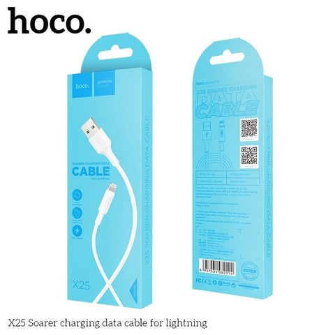 Datový / nabíjecí kabel Lightning 8-pin X25 bílý - HOCO
