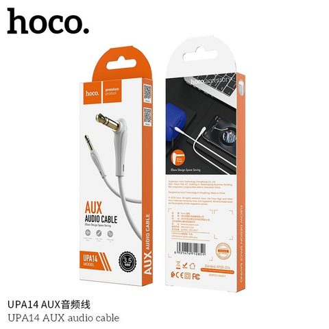 Audio kabel AUX Jack 3,5mm UPA14 šedý - HOCO