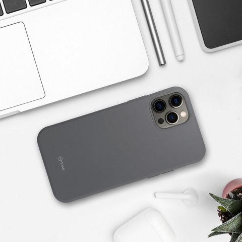 Obal / kryt na Apple iPhone X šedý - Roar Colorful Jelly Case