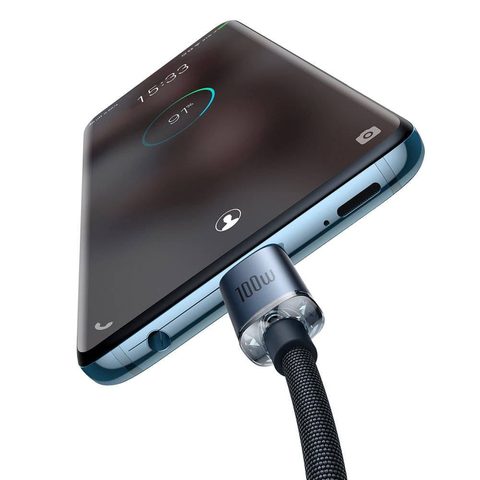 Datový kabel USB A na USB C 100W 1,2m černý - Baseus