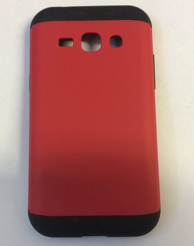 Obal / kryt na Samsung Galaxy J1 červený - odolný