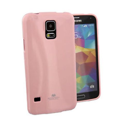 Obal / kryt na Samsung Galaxy S5 růžový - JELLY