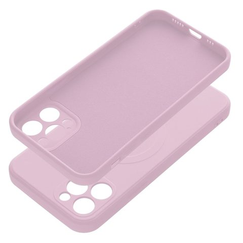 Obal / kryt na Apple iPhone 12 PRO růžový Sillicon Mag Cover