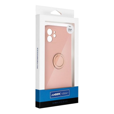 Obal / kryt na Apple iPhone 12 růžový - Roar Amber