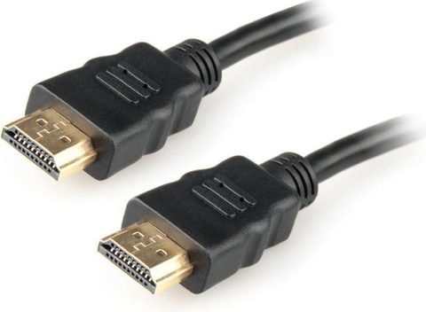 HDMI Kabel s pozl. konektory 3m - černý