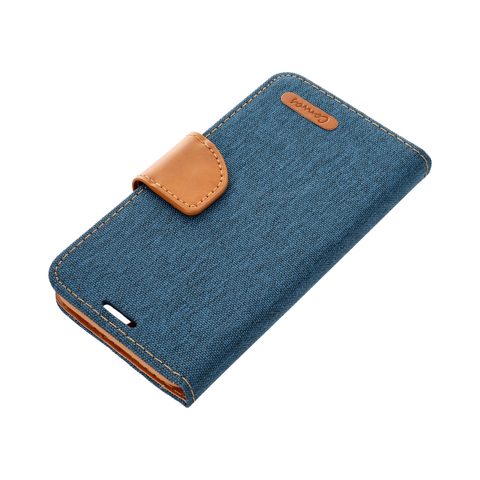 Pouzdro / obal na Xiaomi Redmi Note 12 PRO 5G modrý  - knížkový CANVAS book