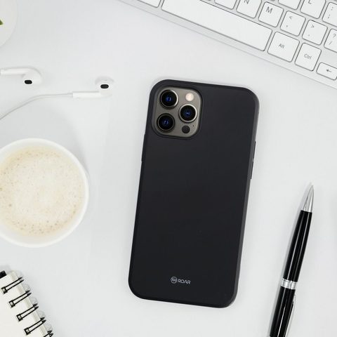 Obal / kryt na iPhone 11 Pro Max černé - Roar Colorful Jelly Case