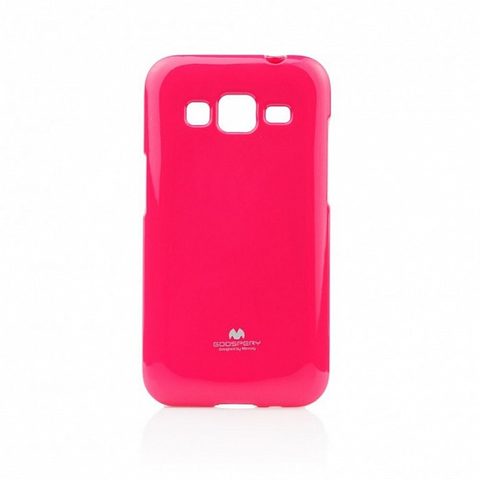 Obal / kryt na Samsung Galaxy Core Prime tmavě růžový - Jelly Case