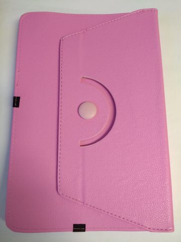 Pouzdro / obal na tablet (10") sv. růžové otočné