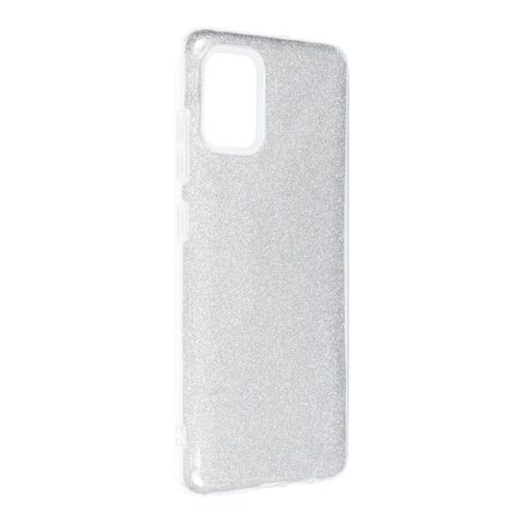 Obal / kryt na Samsung Galaxy A51 stříbrný - Forcell SHINING