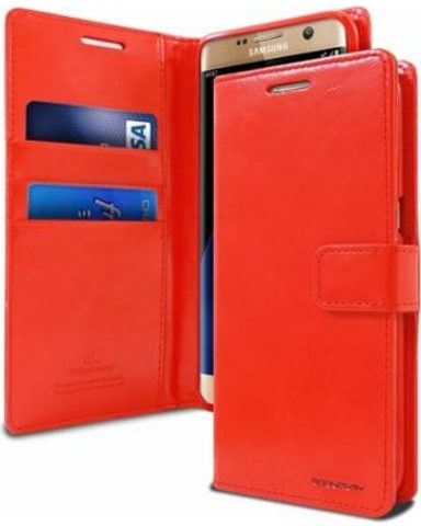 Pouzdro / obal na Samsung S7 Edge červené - knížkové BLUE MOON
