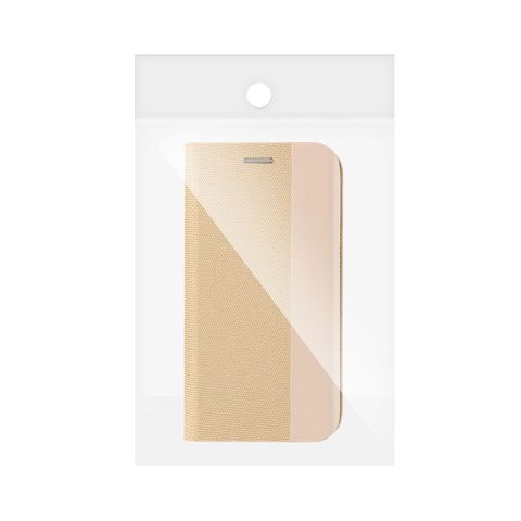 Pouzdro / obal na Xiaomi Redmi 12 4G / 12 5G zlaté - knížkové SENSITIVE