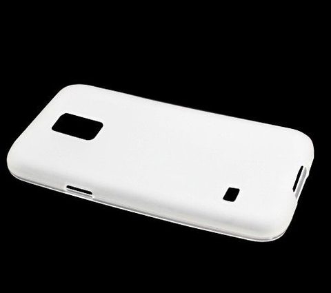 Obal / kryt na Samsung Galaxy S5 bílý - Jelly Case