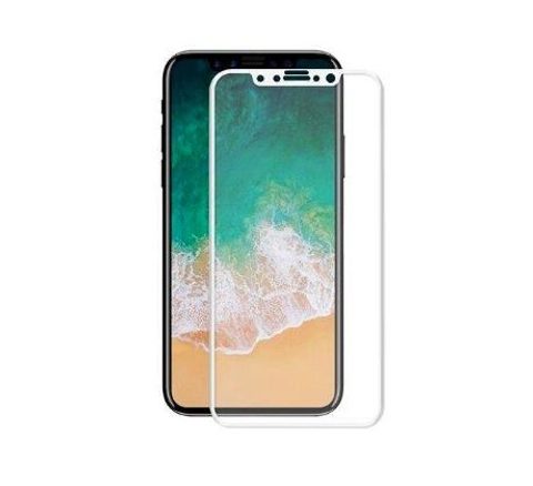 Tvrzené / ochranné sklo Apple iPhone XS Max 5D bílý rámeček