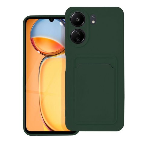 Obal / kryt na Xiaomi Redmi 13C zelený - CARD Case