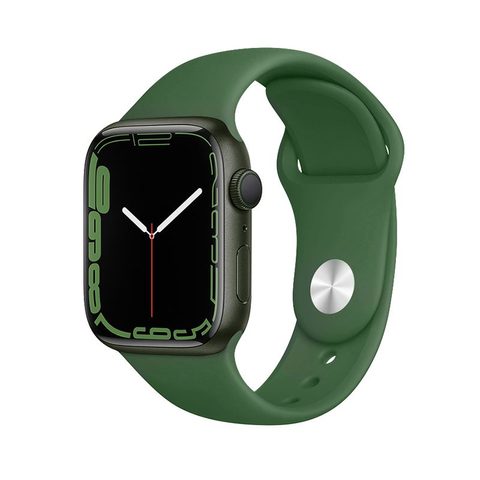Řemínek silikonový pro Apple Watch 42/44/45/49mm zelený - FORCELL