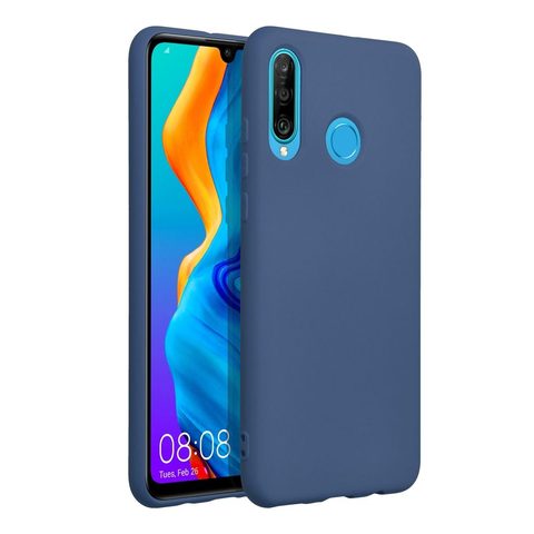 Obal / kryt na Huawei P30 Lite modrý - Forcell SILICONE LITE