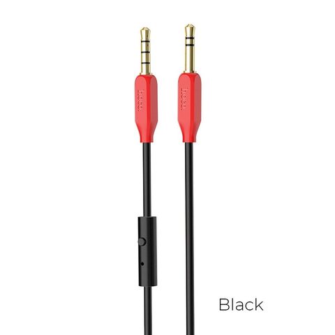 Kabel AUX Jack 3,5mm 1m  černý - HOCO