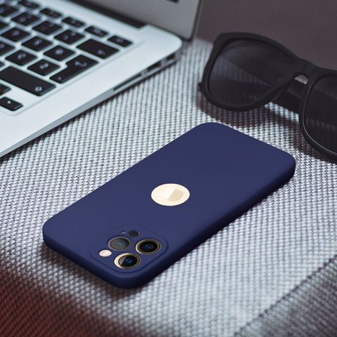 Obal / kryt na Apple iPhone 12 Pro Max modrý - Forcell Soft