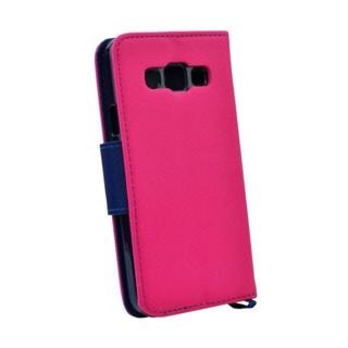 Pouzdro / obal na Samsung Galaxy J1 růžovo-modré - knížkové Fancy Diary