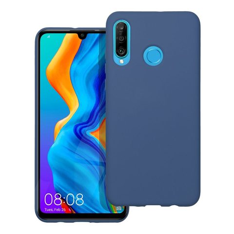 Obal / kryt na Huawei P30 Lite modrý - Forcell SILICONE LITE