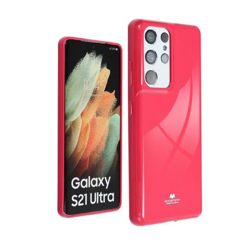 Obal / kryt na Samsung Galaxy S22 PLUS, růžový - JELLY