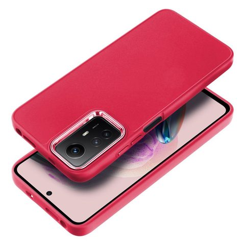 Obal / kryt na Xiaomi Redmi Note 12S červený - Frame case