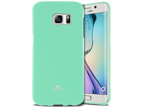 Obal / kryt na Samsung Galaxy S6 edge mentolově zelený - Jelly case