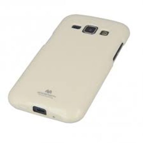 Obal / kryt na Samsung Galaxy J1 bílý - JELLY