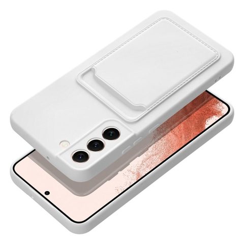 Obal / kryt na Samsung Galaxy S22 plus bílý - Forcell Card