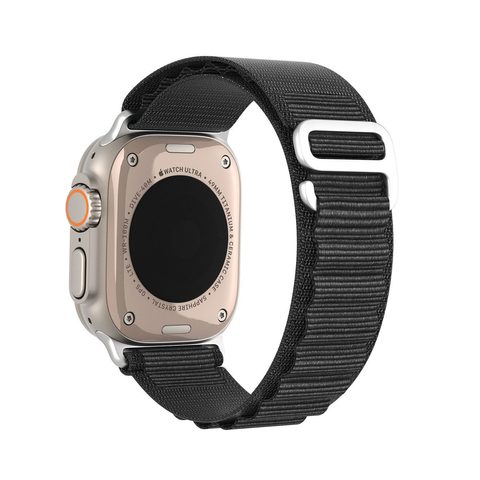 Řemínek nylonový pro Apple Watch 42/44/45/49mm černá - DUX DUCIS