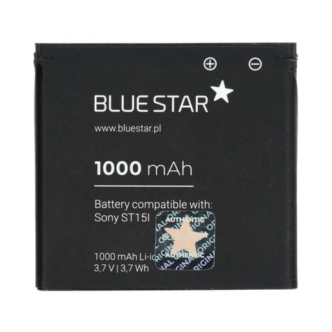 Battery for Sony Ericsson Vivaz (U5)/Vivaz Pro/X8/ST15I/SK17I/ST17I/W19I 1000 mAh Li-Ion Blue Star
