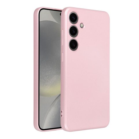 Obal / kryt na Samsung Galaxy S24 PLUS růžový - METALLIC