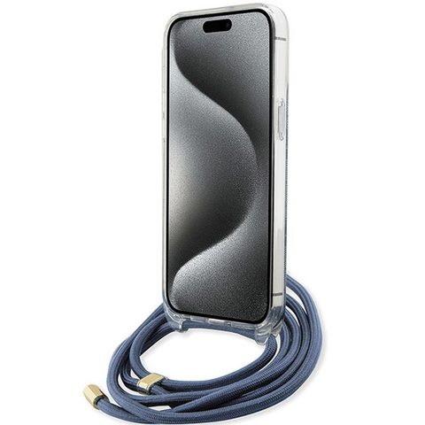 Obal / kryt na Apple iPhone 15 Pro šedý - GUESS GUHCP15LHC4SEB