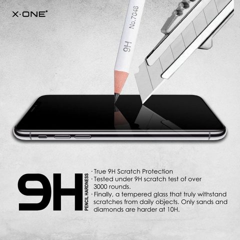 Tvrzené / ochranné sklo Apple iPhone X / XS / 11 Pro černé - X-ONE  3D 9H