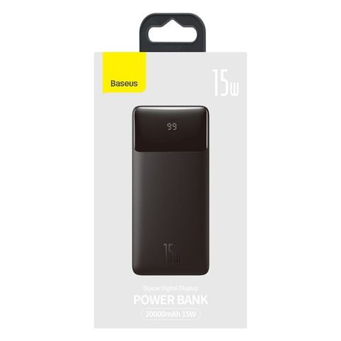 Powerbanka 20000mAh 2xUSB + USB-C 15W - Baseus Bipow