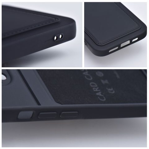 Obal / kryt na Samsung Galaxy S21 FE černý Forcell CARD CASE